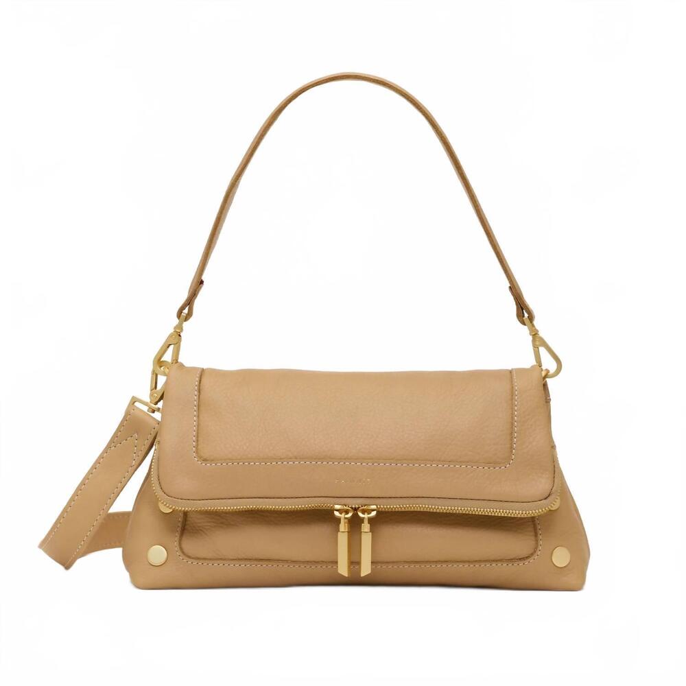 NEW HAMMITT beverly med bag in toasty sand/brushed gold